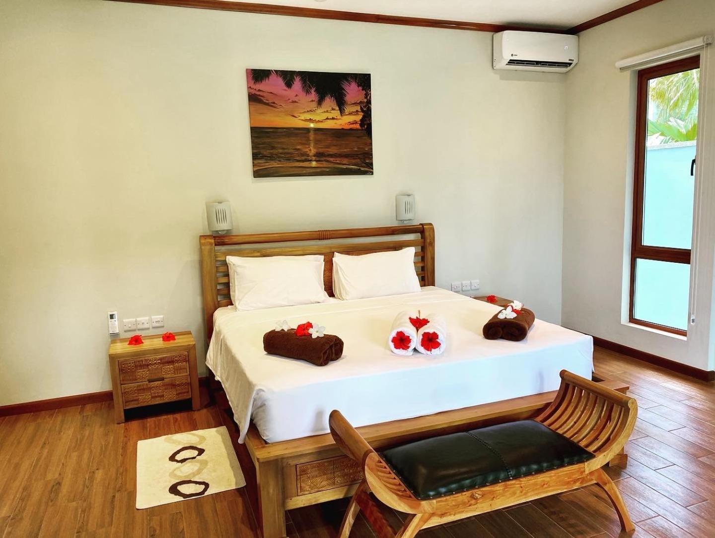 Anse Soleil Beachcomber Hotel And Self Catering Baie Lazare  Ruang foto
